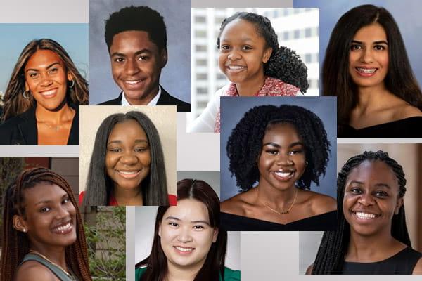 a collage of the 2022 EmPOWERED Scholars headshots